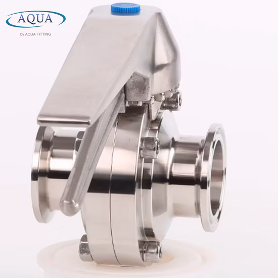 Stainless Steel Hygienic Sanitary Butterfly Valve/Pneumatic Manual Safety Valve/Control Valve/Sampling Valve