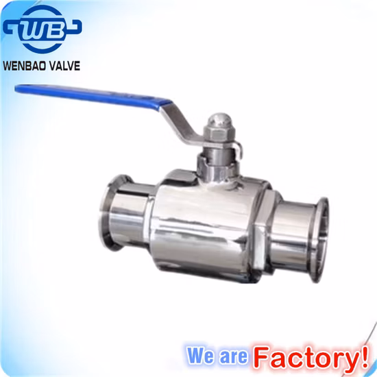 Sanitary Valve Stainless Steel Valve Pneumatic Ball/Butterfly/Check/Diaphragm/Divert Seat/Sampling Valve