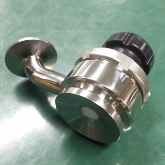 Sanitary Manual Flush Bottom Valve Tank Bottom Seat Valve